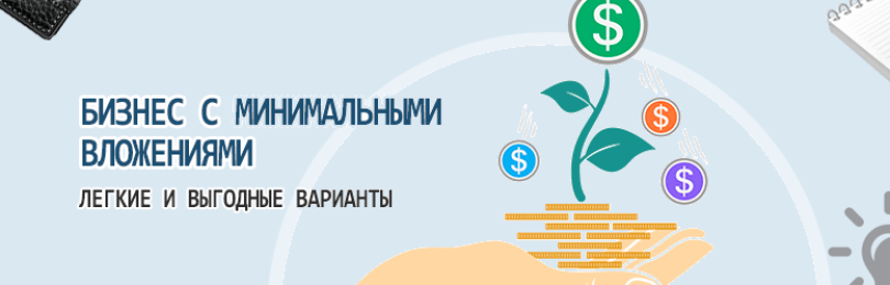 Какой бизнес можно организовать с минимальными вложениями?