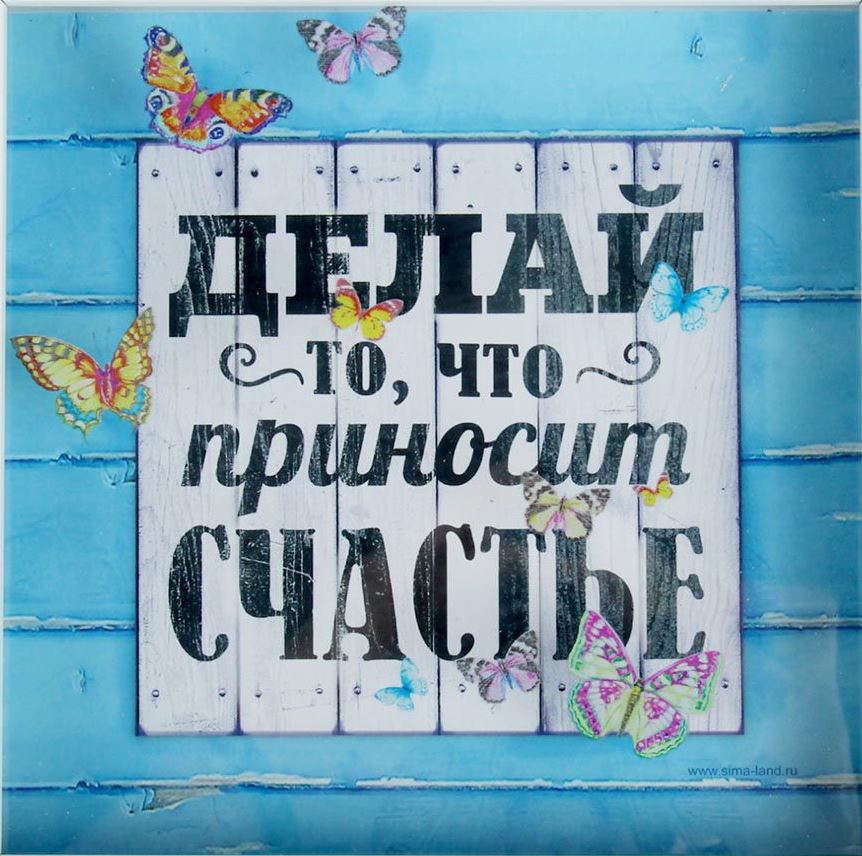 делай что приносит счастье и цели в жизни